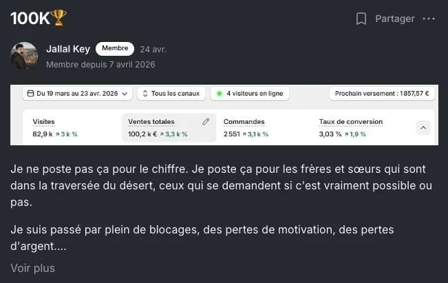 Résultat membre ECC