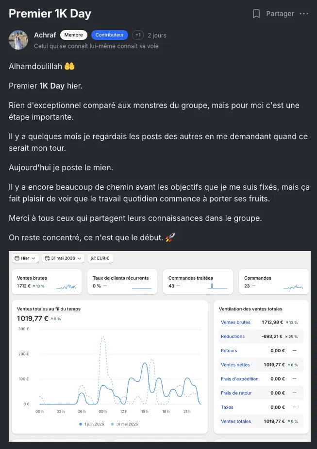 Résultat membre ECC