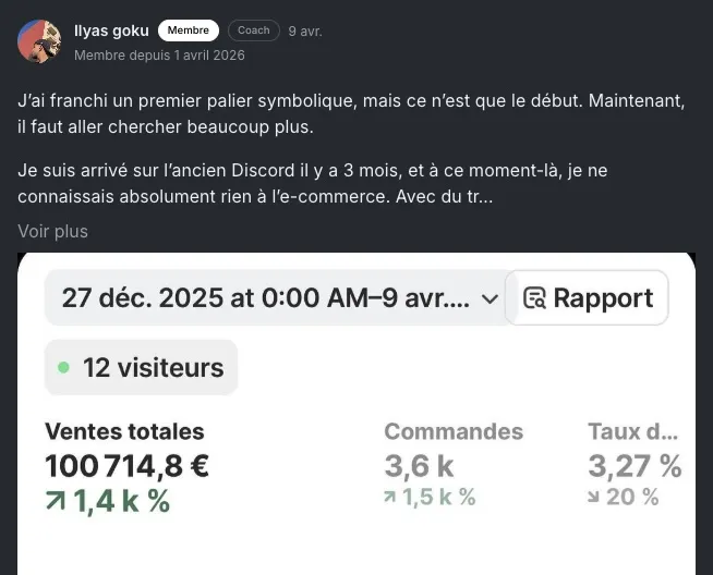 Résultat membre ECC